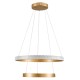 GloboStar® DIAMOND DUO 61151-DECO Κρεμαστό Φωτιστικό Δαχτυλίδι-Κύκλος LED CCT 75W 8743lm 360° AC 220-240V - Εναλλαγή Φωτισμού μέσω Τηλεχειριστηρίου All In One Ψυχρό 6000k+Φυσικό 4500k+Θερμό 2700k Dimmable Φ40+60cm - Χρυσό Βούρτσας - 3 Years Warranty GloboStar® DIAMOND DUO 61151-DECO Κρεμαστό Φωτιστικό Δαχτυλίδι-Κύκλος LED CCT 75W 8743lm 360° AC 220-240V - Εναλλαγή Φωτισμού μέσω Τηλεχειριστηρίου All In One Ψυχρό 6000k+Φυσικό 4500k+Θερμό 2700k Dimmable Φ40+60cm - Χρυσό Βούρτσας - 3 Years Warranty