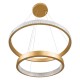 GloboStar® DIAMOND DUO 61151-DECO Κρεμαστό Φωτιστικό Δαχτυλίδι-Κύκλος LED CCT 75W 8743lm 360° AC 220-240V - Εναλλαγή Φωτισμού μέσω Τηλεχειριστηρίου All In One Ψυχρό 6000k+Φυσικό 4500k+Θερμό 2700k Dimmable Φ40+60cm - Χρυσό Βούρτσας - 3 Years Warranty GloboStar® DIAMOND DUO 61151-DECO Κρεμαστό Φωτιστικό Δαχτυλίδι-Κύκλος LED CCT 75W 8743lm 360° AC 220-240V - Εναλλαγή Φωτισμού μέσω Τηλεχειριστηρίου All In One Ψυχρό 6000k+Φυσικό 4500k+Θερμό 2700k Dimmable Φ40+60cm - Χρυσό Βούρτσας - 3 Years Warranty
