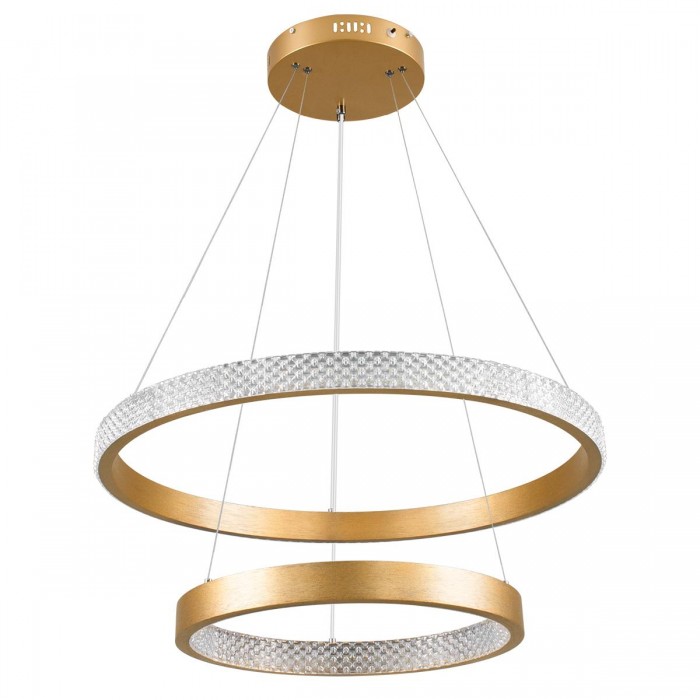 GloboStar® DIAMOND DUO 61151 Κρεμαστό Φωτιστικό Δαχτυλίδι-Κύκλος LED CCT 75W 8743lm 360° AC 220-240V - Εναλλαγή Φωτισμού μέσω Τηλεχειριστηρίου All In One Ψυχρό 6000k+Φυσικό 4500k+Θερμό 2700k Dimmable Φ40+60cm - Χρυσό Βούρτσας - 3 Years Warranty GloboStar® DIAMOND DUO 61151 Κρεμαστό Φωτιστικό Δαχτυλίδι-Κύκλος LED CCT 75W 8743lm 360° AC 220-240V - Εναλλαγή Φωτισμού μέσω Τηλεχειριστηρίου All In One Ψυχρό 6000k+Φυσικό 4500k+Θερμό 2700k Dimmable Φ40+60cm - Χρυσό Βούρτσας - 3 Years Warranty