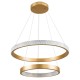 GloboStar® DIAMOND DUO 61151 Κρεμαστό Φωτιστικό Δαχτυλίδι-Κύκλος LED CCT 75W 8743lm 360° AC 220-240V - Εναλλαγή Φωτισμού μέσω Τηλεχειριστηρίου All In One Ψυχρό 6000k+Φυσικό 4500k+Θερμό 2700k Dimmable Φ40+60cm - Χρυσό Βούρτσας - 3 Years Warranty GloboStar® DIAMOND DUO 61151 Κρεμαστό Φωτιστικό Δαχτυλίδι-Κύκλος LED CCT 75W 8743lm 360° AC 220-240V - Εναλλαγή Φωτισμού μέσω Τηλεχειριστηρίου All In One Ψυχρό 6000k+Φυσικό 4500k+Θερμό 2700k Dimmable Φ40+60cm - Χρυσό Βούρτσας - 3 Years Warranty