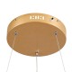 GloboStar® NEMESIS 61157 Κρεμαστό Φωτιστικό Δαχτυλίδι-Κύκλος LED CCT 30W 3513lm 360° AC 220-240V - Εναλλαγή Φωτισμού μέσω Τηλεχειριστηρίου All In One Ψυχρό 6000k+Φυσικό 4500k+Θερμό 2700k Dimmable Φ40cm - Χρυσό Βούρτσας - 3 Years Warranty GloboStar® NEMESIS 61157 Κρεμαστό Φωτιστικό Δαχτυλίδι-Κύκλος LED CCT 30W 3513lm 360° AC 220-240V - Εναλλαγή Φωτισμού μέσω Τηλεχειριστηρίου All In One Ψυχρό 6000k+Φυσικό 4500k+Θερμό 2700k Dimmable Φ40cm - Χρυσό Βούρτσας - 3 Years Warranty
