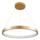 GloboStar® NEMESIS 61160 Κρεμαστό Φωτιστικό Δαχτυλίδι-Κύκλος LED CCT 45W 5230lm 360° AC 220-240V - Εναλλαγή Φωτισμού μέσω Τηλεχειριστηρίου All In One Ψυχρό 6000k+Φυσικό 4500k+Θερμό 2700k Dimmable Φ60cm - Χρυσό Βούρτσας - 3 Years Warranty GloboStar® NEMESIS 61160 Κρεμαστό Φωτιστικό Δαχτυλίδι-Κύκλος LED CCT 45W 5230lm 360° AC 220-240V - Εναλλαγή Φωτισμού μέσω Τηλεχειριστηρίου All In One Ψυχρό 6000k+Φυσικό 4500k+Θερμό 2700k Dimmable Φ60cm - Χρυσό Βούρτσας - 3 Years Warranty
