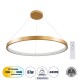 GloboStar® NEMESIS 61163 Κρεμαστό Φωτιστικό Δαχτυλίδι-Κύκλος LED CCT 67W 7689lm 360° AC 220-240V - Εναλλαγή Φωτισμού μέσω Τηλεχειριστηρίου All In One Ψυχρό 6000k+Φυσικό 4500k+Θερμό 2700k Dimmable Φ80cm - Χρυσό Βούρτσας - 3 Years Warranty GloboStar® NEMESIS 61163 Κρεμαστό Φωτιστικό Δαχτυλίδι-Κύκλος LED CCT 67W 7689lm 360° AC 220-240V - Εναλλαγή Φωτισμού μέσω Τηλεχειριστηρίου All In One Ψυχρό 6000k+Φυσικό 4500k+Θερμό 2700k Dimmable Φ80cm - Χρυσό Βούρτσας - 3 Years Warranty