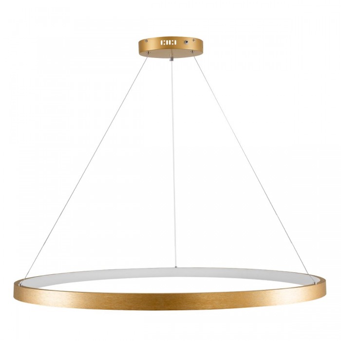 GloboStar® NEMESIS 61166 Κρεμαστό Φωτιστικό Δαχτυλίδι-Κύκλος LED CCT 75W 8743lm 360° AC 220-240V - Εναλλαγή Φωτισμού μέσω Τηλεχειριστηρίου All In One Ψυχρό 6000k+Φυσικό 4500k+Θερμό 2700k Dimmable Φ100cm - Χρυσό Βούρτσας - 3 Years Warranty GloboStar® NEMESIS 61166 Κρεμαστό Φωτιστικό Δαχτυλίδι-Κύκλος LED CCT 75W 8743lm 360° AC 220-240V - Εναλλαγή Φωτισμού μέσω Τηλεχειριστηρίου All In One Ψυχρό 6000k+Φυσικό 4500k+Θερμό 2700k Dimmable Φ100cm - Χρυσό Βούρτσας - 3 Years Warranty