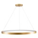 GloboStar® NEMESIS 61166 Κρεμαστό Φωτιστικό Δαχτυλίδι-Κύκλος LED CCT 75W 8743lm 360° AC 220-240V - Εναλλαγή Φωτισμού μέσω Τηλεχειριστηρίου All In One Ψυχρό 6000k+Φυσικό 4500k+Θερμό 2700k Dimmable Φ100cm - Χρυσό Βούρτσας - 3 Years Warranty GloboStar® NEMESIS 61166 Κρεμαστό Φωτιστικό Δαχτυλίδι-Κύκλος LED CCT 75W 8743lm 360° AC 220-240V - Εναλλαγή Φωτισμού μέσω Τηλεχειριστηρίου All In One Ψυχρό 6000k+Φυσικό 4500k+Θερμό 2700k Dimmable Φ100cm - Χρυσό Βούρτσας - 3 Years Warranty