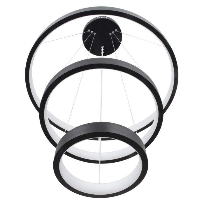 GloboStar® NEMESIS TRIO 61167-DECO Κρεμαστό Φωτιστικό Δαχτυλίδι-Κύκλος LED CCT 100W 12123lm 360° AC 220-240V - Εναλλαγή Φωτισμού μέσω Τηλεχειριστηρίου All In One Ψυχρό 6000k+Φυσικό 4500k+Θερμό 2700k Dimmable Φ25+40+60cm - Μαύρο - 3 Years Warranty GloboStar® NEMESIS TRIO 61167-DECO Κρεμαστό Φωτιστικό Δαχτυλίδι-Κύκλος LED CCT 100W 12123lm 360° AC 220-240V - Εναλλαγή Φωτισμού μέσω Τηλεχειριστηρίου All In One Ψυχρό 6000k+Φυσικό 4500k+Θερμό 2700k Dimmable Φ25+40+60cm - Μαύρο - 3 Years Warranty