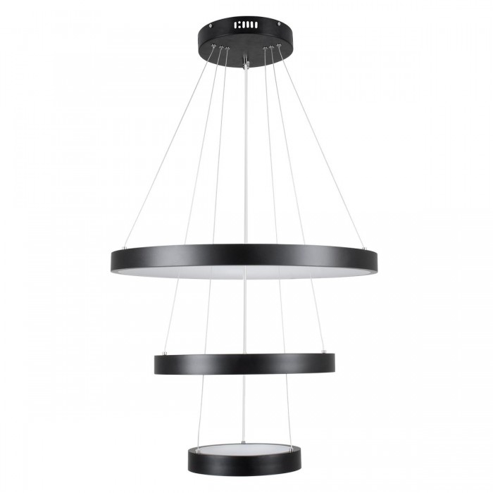 GloboStar® NEMESIS TRIO 61167 Κρεμαστό Φωτιστικό Δαχτυλίδι-Κύκλος LED CCT 100W 12123lm 360° AC 220-240V - Εναλλαγή Φωτισμού μέσω Τηλεχειριστηρίου All In One Ψυχρό 6000k+Φυσικό 4500k+Θερμό 2700k Dimmable Φ25+40+60cm - Μαύρο - 3 Years Warranty GloboStar® NEMESIS TRIO 61167 Κρεμαστό Φωτιστικό Δαχτυλίδι-Κύκλος LED CCT 100W 12123lm 360° AC 220-240V - Εναλλαγή Φωτισμού μέσω Τηλεχειριστηρίου All In One Ψυχρό 6000k+Φυσικό 4500k+Θερμό 2700k Dimmable Φ25+40+60cm - Μαύρο - 3 Years Warranty