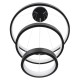GloboStar® NEMESIS TRIO 61167 Κρεμαστό Φωτιστικό Δαχτυλίδι-Κύκλος LED CCT 100W 12123lm 360° AC 220-240V - Εναλλαγή Φωτισμού μέσω Τηλεχειριστηρίου All In One Ψυχρό 6000k+Φυσικό 4500k+Θερμό 2700k Dimmable Φ25+40+60cm - Μαύρο - 3 Years Warranty GloboStar® NEMESIS TRIO 61167 Κρεμαστό Φωτιστικό Δαχτυλίδι-Κύκλος LED CCT 100W 12123lm 360° AC 220-240V - Εναλλαγή Φωτισμού μέσω Τηλεχειριστηρίου All In One Ψυχρό 6000k+Φυσικό 4500k+Θερμό 2700k Dimmable Φ25+40+60cm - Μαύρο - 3 Years Warranty