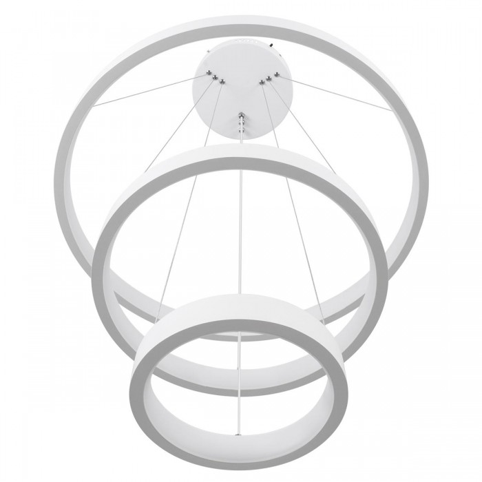 GloboStar® NEMESIS TRIO 61168-DECO Κρεμαστό Φωτιστικό Δαχτυλίδι-Κύκλος LED CCT 100W 12123lm 360° AC 220-240V - Εναλλαγή Φωτισμού μέσω Τηλεχειριστηρίου All In One Ψυχρό 6000k+Φυσικό 4500k+Θερμό 2700k Dimmable Φ25+40+60cm - Λευκό - 3 Years Warranty GloboStar® NEMESIS TRIO 61168-DECO Κρεμαστό Φωτιστικό Δαχτυλίδι-Κύκλος LED CCT 100W 12123lm 360° AC 220-240V - Εναλλαγή Φωτισμού μέσω Τηλεχειριστηρίου All In One Ψυχρό 6000k+Φυσικό 4500k+Θερμό 2700k Dimmable Φ25+40+60cm - Λευκό - 3 Years Warranty