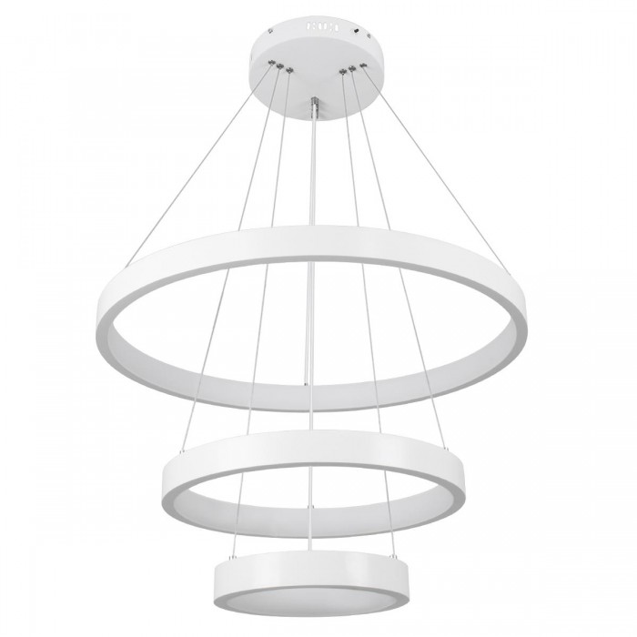 GloboStar® NEMESIS TRIO 61168 Κρεμαστό Φωτιστικό Δαχτυλίδι-Κύκλος LED CCT 100W 12123lm 360° AC 220-240V - Εναλλαγή Φωτισμού μέσω Τηλεχειριστηρίου All In One Ψυχρό 6000k+Φυσικό 4500k+Θερμό 2700k Dimmable Φ25+40+60cm - Λευκό - 3 Years Warranty GloboStar® NEMESIS TRIO 61168 Κρεμαστό Φωτιστικό Δαχτυλίδι-Κύκλος LED CCT 100W 12123lm 360° AC 220-240V - Εναλλαγή Φωτισμού μέσω Τηλεχειριστηρίου All In One Ψυχρό 6000k+Φυσικό 4500k+Θερμό 2700k Dimmable Φ25+40+60cm - Λευκό - 3 Years Warranty