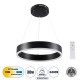 GloboStar® VENOM 61173 Κρεμαστό Φωτιστικό Δαχτυλίδι-Κύκλος LED CCT 30W 3513lm 120° AC 220-240V - Εναλλαγή Φωτισμού μέσω Τηλεχειριστηρίου All In One Ψυχρό 6000K+Φυσικό 4500K+Θερμό 2700K Dimmable Φ40cm - Μαύρο - 3 Years Warranty GloboStar® VENOM 61173 Κρεμαστό Φωτιστικό Δαχτυλίδι-Κύκλος LED CCT 30W 3513lm 120° AC 220-240V - Εναλλαγή Φωτισμού μέσω Τηλεχειριστηρίου All In One Ψυχρό 6000K+Φυσικό 4500K+Θερμό 2700K Dimmable Φ40cm - Μαύρο - 3 Years Warranty