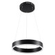 GloboStar® VENOM 61173 Κρεμαστό Φωτιστικό Δαχτυλίδι-Κύκλος LED CCT 30W 3513lm 120° AC 220-240V - Εναλλαγή Φωτισμού μέσω Τηλεχειριστηρίου All In One Ψυχρό 6000K+Φυσικό 4500K+Θερμό 2700K Dimmable Φ40cm - Μαύρο - 3 Years Warranty GloboStar® VENOM 61173 Κρεμαστό Φωτιστικό Δαχτυλίδι-Κύκλος LED CCT 30W 3513lm 120° AC 220-240V - Εναλλαγή Φωτισμού μέσω Τηλεχειριστηρίου All In One Ψυχρό 6000K+Φυσικό 4500K+Θερμό 2700K Dimmable Φ40cm - Μαύρο - 3 Years Warranty
