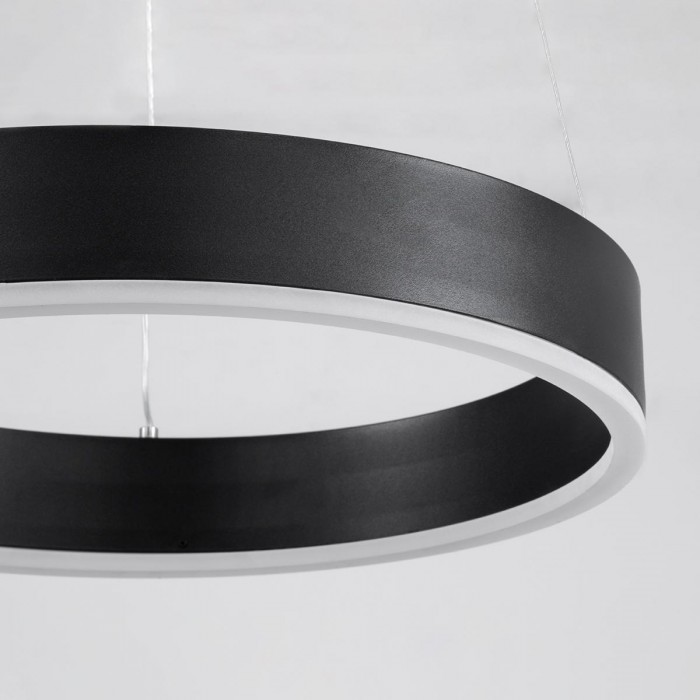 GloboStar® VENOM 61176 Κρεμαστό Φωτιστικό Δαχτυλίδι-Κύκλος LED CCT 45W 5269lm 120° AC 220-240V - Εναλλαγή Φωτισμού μέσω Τηλεχειριστηρίου All In One Ψυχρό 6000K+Φυσικό 4500K+Θερμό 2700K Dimmable Φ60cm - Μαύρο - 3 Years Warranty GloboStar® VENOM 61176 Κρεμαστό Φωτιστικό Δαχτυλίδι-Κύκλος LED CCT 45W 5269lm 120° AC 220-240V - Εναλλαγή Φωτισμού μέσω Τηλεχειριστηρίου All In One Ψυχρό 6000K+Φυσικό 4500K+Θερμό 2700K Dimmable Φ60cm - Μαύρο - 3 Years Warranty