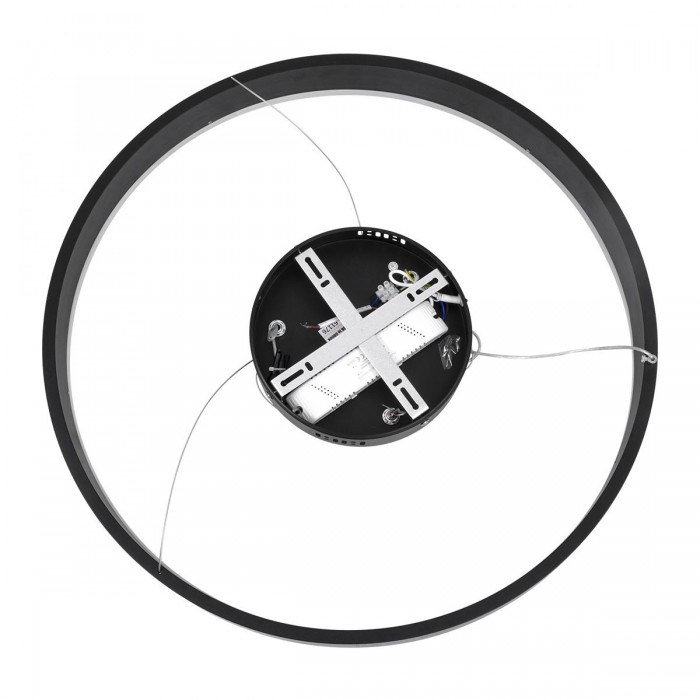 GloboStar® VENOM 61176 Κρεμαστό Φωτιστικό Δαχτυλίδι-Κύκλος LED CCT 45W 5269lm 120° AC 220-240V - Εναλλαγή Φωτισμού μέσω Τηλεχειριστηρίου All In One Ψυχρό 6000K+Φυσικό 4500K+Θερμό 2700K Dimmable Φ60cm - Μαύρο - 3 Years Warranty GloboStar® VENOM 61176 Κρεμαστό Φωτιστικό Δαχτυλίδι-Κύκλος LED CCT 45W 5269lm 120° AC 220-240V - Εναλλαγή Φωτισμού μέσω Τηλεχειριστηρίου All In One Ψυχρό 6000K+Φυσικό 4500K+Θερμό 2700K Dimmable Φ60cm - Μαύρο - 3 Years Warranty