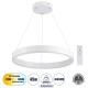 GloboStar® VENOM 61177 Κρεμαστό Φωτιστικό Δαχτυλίδι-Κύκλος LED CCT 45W 5269lm 120° AC 220-240V - Εναλλαγή Φωτισμού μέσω Τηλεχειριστηρίου All In One Ψυχρό 6000K+Φυσικό 4500K+Θερμό 2700K Dimmable Φ60cm - Λευκό - 3 Years Warranty GloboStar® VENOM 61177 Κρεμαστό Φωτιστικό Δαχτυλίδι-Κύκλος LED CCT 45W 5269lm 120° AC 220-240V - Εναλλαγή Φωτισμού μέσω Τηλεχειριστηρίου All In One Ψυχρό 6000K+Φυσικό 4500K+Θερμό 2700K Dimmable Φ60cm - Λευκό - 3 Years Warranty