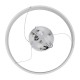 GloboStar® VENOM 61177 Κρεμαστό Φωτιστικό Δαχτυλίδι-Κύκλος LED CCT 45W 5269lm 120° AC 220-240V - Εναλλαγή Φωτισμού μέσω Τηλεχειριστηρίου All In One Ψυχρό 6000K+Φυσικό 4500K+Θερμό 2700K Dimmable Φ60cm - Λευκό - 3 Years Warranty GloboStar® VENOM 61177 Κρεμαστό Φωτιστικό Δαχτυλίδι-Κύκλος LED CCT 45W 5269lm 120° AC 220-240V - Εναλλαγή Φωτισμού μέσω Τηλεχειριστηρίου All In One Ψυχρό 6000K+Φυσικό 4500K+Θερμό 2700K Dimmable Φ60cm - Λευκό - 3 Years Warranty