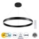 GloboStar® VENOM 61179 Κρεμαστό Φωτιστικό Δαχτυλίδι-Κύκλος LED CCT 67W 7863lm 120° AC 220-240V - Εναλλαγή Φωτισμού μέσω Τηλεχειριστηρίου All In One Ψυχρό 6000K+Φυσικό 4500K+Θερμό 2700K Dimmable Φ80cm - Μαύρο - 3 Years Warranty GloboStar® VENOM 61179 Κρεμαστό Φωτιστικό Δαχτυλίδι-Κύκλος LED CCT 67W 7863lm 120° AC 220-240V - Εναλλαγή Φωτισμού μέσω Τηλεχειριστηρίου All In One Ψυχρό 6000K+Φυσικό 4500K+Θερμό 2700K Dimmable Φ80cm - Μαύρο - 3 Years Warranty