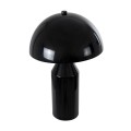 GloboStar® URANUS-S 61449 Μοντέρνο Επιτραπέζιο Φωτιστικό Πορτατίφ Δίφωτο 2 x E27 IP20 Μαύρο & Λευκό Μέταλλο - Μ25 x Π25 x Υ39cm