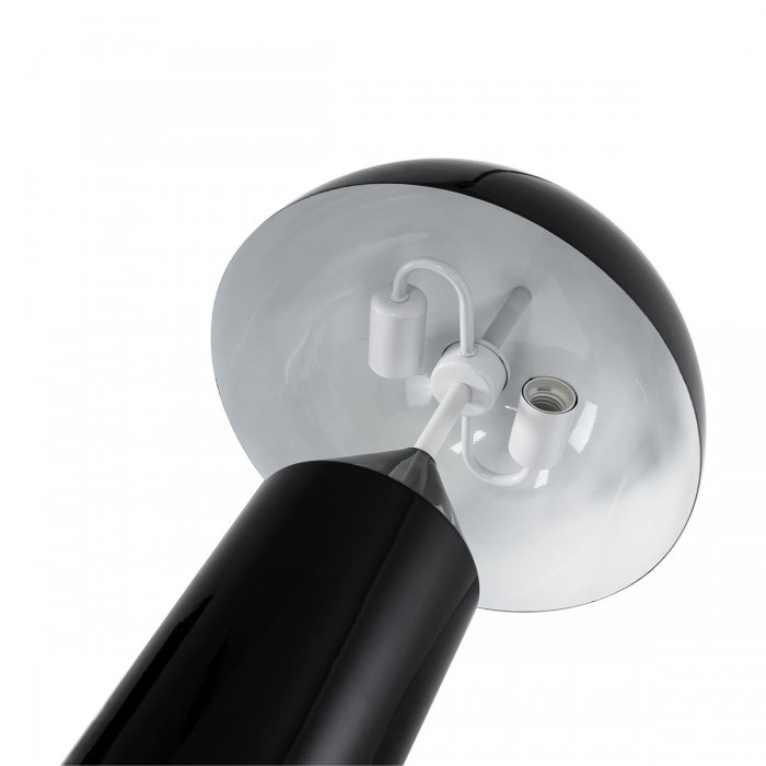 GloboStar® URANUS-M 61453 Μοντέρνο Επιτραπέζιο Φωτιστικό Πορτατίφ Δίφωτο 2 x E27 Μαύρο & Λευκό Μέταλλο - Μ35 x Π35 x Υ54cm GloboStar® URANUS-M 61453 Μοντέρνο Επιτραπέζιο Φωτιστικό Πορτατίφ Δίφωτο 2 x E27 Μαύρο & Λευκό Μέταλλο - Μ35 x Π35 x Υ54cm