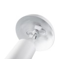 GloboStar® URANUS-M 61454 Μοντέρνο Επιτραπέζιο Φωτιστικό Πορτατίφ Δίφωτο 2 x E27 IP20 Λευκό Μέταλλο - Μ35 x Π35 x Υ54cm