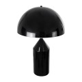 GloboStar® URANUS-L 61457 Μοντέρνο Επιτραπέζιο Φωτιστικό Πορτατίφ Δίφωτο 2 x E27 IP20 Μαύρο & Λευκό Μέταλλο - Μ50 x Π50 x Υ77cm