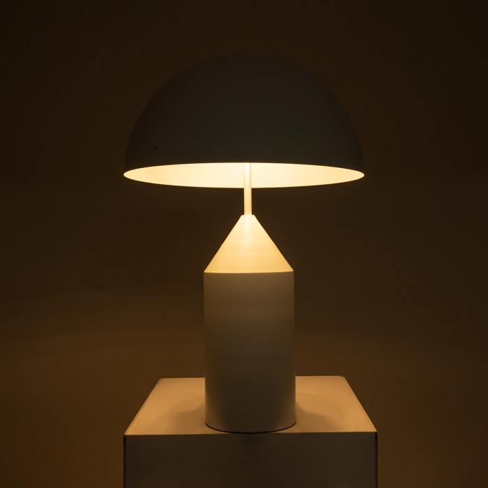 GloboStar® URANUS-L 61458 Μοντέρνο Επιτραπέζιο Φωτιστικό Πορτατίφ Δίφωτο 2 x E27 IP20 Λευκό Μέταλλο - Μ50 x Π50 x Υ77cm GloboStar® URANUS-L 61458 Μοντέρνο Επιτραπέζιο Φωτιστικό Πορτατίφ Δίφωτο 2 x E27 IP20 Λευκό Μέταλλο - Μ50 x Π50 x Υ77cm