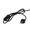 GloboStar® URANUS-L 61459 Μοντέρνο Επιτραπέζιο Φωτιστικό Πορτατίφ Δίφωτο 2 x E27 IP20 Χρυσό & Λευκό Μέταλλο - Μ50 x Π50 x Υ77cm