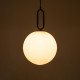 GloboStar® BELLISSIMO 61490 Μοντέρνο Κρεμαστό Φωτιστικό Μπάλα Μονόφωτο 1 x E27 IP20 Λευκό Γυαλί με Μαύρο Μέταλλο - Μ30 x Π30 x Υ52cm GloboStar® BELLISSIMO 61490 Μοντέρνο Κρεμαστό Φωτιστικό Μπάλα Μονόφωτο 1 x E27 IP20 Λευκό Γυαλί με Μαύρο Μέταλλο - Μ30 x Π30 x Υ52cm