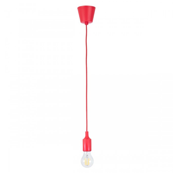 GloboStar® CABLITO 61551 Μοντέρνο Κρεμαστό Φωτιστικό Ανάρτηση Μονόφωτο 1 x E27 Κόκκινο Σιλικόνη - Μ4 x Π4 x Υ110cm GloboStar® CABLITO 61551 Μοντέρνο Κρεμαστό Φωτιστικό Ανάρτηση Μονόφωτο 1 x E27 Κόκκινο Σιλικόνη - Μ4 x Π4 x Υ110cm