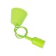GloboStar® CABLITO 61557 Μοντέρνο Κρεμαστό Φωτιστικό Ανάρτηση Μονόφωτο 1 x E27 IP20 Πράσινο Σιλικόνη - Μ4 x Π4 x Υ110cm
