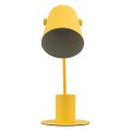 GloboStar® PENCASE 61567 Μοντέρνο Επιτραπέζιο Φωτιστικό Πορτατίφ Μονόφωτο 1 x E27 IP20 Κίτρινο Μέταλλο - Μ12 x Π15 x Υ38cm