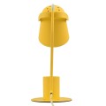 GloboStar® PENCASE 61567 Μοντέρνο Επιτραπέζιο Φωτιστικό Πορτατίφ Μονόφωτο 1 x E27 IP20 Κίτρινο Μέταλλο - Μ12 x Π15 x Υ38cm