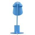 GloboStar® PENCASE 61568 Μοντέρνο Επιτραπέζιο Φωτιστικό Πορτατίφ Μονόφωτο 1 x E27 IP20 Μπλε Μέταλλο - Μ12 x Π15 x Υ38cm