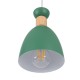 GloboStar® AVA 61575 Μοντέρνο Κρεμαστό Φωτιστικό Καμπάνα Τρίφωτο 3 x E27 IP20 Πράσινο Μέταλλο με Μπεζ Ξύλο - Μ35 x Π35 x Υ130cm GloboStar® AVA 61575 Μοντέρνο Κρεμαστό Φωτιστικό Καμπάνα Τρίφωτο 3 x E27 IP20 Πράσινο Μέταλλο με Μπεζ Ξύλο - Μ35 x Π35 x Υ130cm