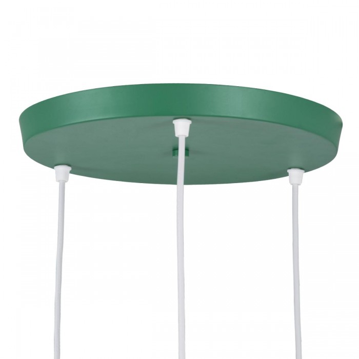 GloboStar® AVA 61575 Μοντέρνο Κρεμαστό Φωτιστικό Καμπάνα Τρίφωτο 3 x E27 IP20 Πράσινο Μέταλλο με Μπεζ Ξύλο - Μ35 x Π35 x Υ130cm GloboStar® AVA 61575 Μοντέρνο Κρεμαστό Φωτιστικό Καμπάνα Τρίφωτο 3 x E27 IP20 Πράσινο Μέταλλο με Μπεζ Ξύλο - Μ35 x Π35 x Υ130cm