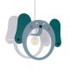GloboStar® ELEPHANT 61578 Παιδικό Κρεμαστό Φωτιστικό Φιγούρα Μονόφωτο 1 x E27 IP20 Πολύχρωμο Πλαστικό - Μ37.7 x Π15.5 x Υ31.5cm GloboStar® ELEPHANT 61578 Παιδικό Κρεμαστό Φωτιστικό Φιγούρα Μονόφωτο 1 x E27 IP20 Πολύχρωμο Πλαστικό - Μ37.7 x Π15.5 x Υ31.5cm