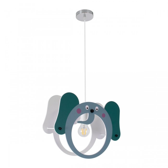 GloboStar® ELEPHANT 61578 Παιδικό Κρεμαστό Φωτιστικό Φιγούρα Μονόφωτο 1 x E27 IP20 Πολύχρωμο Πλαστικό - Μ37.7 x Π15.5 x Υ31.5cm GloboStar® ELEPHANT 61578 Παιδικό Κρεμαστό Φωτιστικό Φιγούρα Μονόφωτο 1 x E27 IP20 Πολύχρωμο Πλαστικό - Μ37.7 x Π15.5 x Υ31.5cm