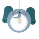 GloboStar® ELEPHANT 61578 Παιδικό Κρεμαστό Φωτιστικό Φιγούρα Μονόφωτο 1 x E27 IP20 Πολύχρωμο Πλαστικό - Μ37.7 x Π15.5 x Υ31.5cm GloboStar® ELEPHANT 61578 Παιδικό Κρεμαστό Φωτιστικό Φιγούρα Μονόφωτο 1 x E27 IP20 Πολύχρωμο Πλαστικό - Μ37.7 x Π15.5 x Υ31.5cm