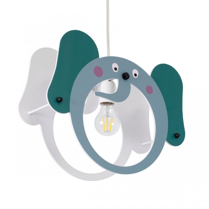 GloboStar® ELEPHANT 61578 Παιδικό Κρεμαστό Φωτιστικό Φιγούρα Μονόφωτο 1 x E27 IP20 Πολύχρωμο Πλαστικό - Μ37.7 x Π15.5 x Υ31.5cm GloboStar® ELEPHANT 61578 Παιδικό Κρεμαστό Φωτιστικό Φιγούρα Μονόφωτο 1 x E27 IP20 Πολύχρωμο Πλαστικό - Μ37.7 x Π15.5 x Υ31.5cm