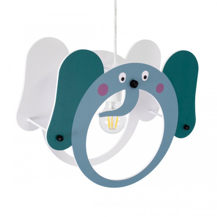 GloboStar® ELEPHANT 61578 Παιδικό Κρεμαστό Φωτιστικό Φιγούρα Μονόφωτο 1 x E27 IP20 Πολύχρωμο Πλαστικό - Μ37.7 x Π15.5 x Υ31.5cm GloboStar® ELEPHANT 61578 Παιδικό Κρεμαστό Φωτιστικό Φιγούρα Μονόφωτο 1 x E27 IP20 Πολύχρωμο Πλαστικό - Μ37.7 x Π15.5 x Υ31.5cm