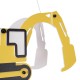 GloboStar® EXCAVATOR 61579 Παιδικό Κρεμαστό Φωτιστικό Φιγούρα Μονόφωτο 1 x E27 IP20 Κίτρινο & Μαύρο Πλαστικό - Μ45 x Π15.5 x Υ27cm GloboStar® EXCAVATOR 61579 Παιδικό Κρεμαστό Φωτιστικό Φιγούρα Μονόφωτο 1 x E27 IP20 Κίτρινο & Μαύρο Πλαστικό - Μ45 x Π15.5 x Υ27cm