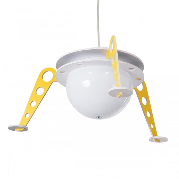 GloboStar® UFO 61581 Παιδικό Κρεμαστό Φωτιστικό Φιγούρα Μονόφωτο 1 x E27 IP20 Κίτρινο, Μπλε & Λευκό Πλαστικό - Μ58 x Π58 x Υ24cm GloboStar® UFO 61581 Παιδικό Κρεμαστό Φωτιστικό Φιγούρα Μονόφωτο 1 x E27 IP20 Κίτρινο, Μπλε & Λευκό Πλαστικό - Μ58 x Π58 x Υ24cm