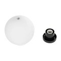 GLOBOSTAR® AGROS 61594 Φωτιστικό Κήπου με Ντουί 1 x E27 AC 220-240V Αδιάβροχο IP65 - Λευκό & Μάυρο - Μ20 x Π20 x Υ22cm GLOBOSTAR® AGROS 61594 Φωτιστικό Κήπου με Ντουί 1 x E27 AC 220-240V Αδιάβροχο IP65 - Λευκό & Μάυρο - Μ20 x Π20 x Υ22cm