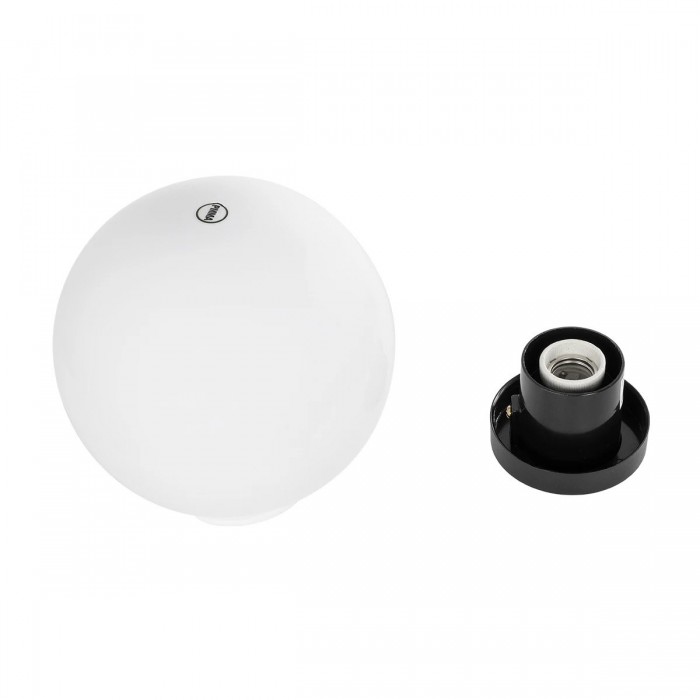 GLOBOSTAR® AGROS 61594 Φωτιστικό Κήπου με Ντουί 1 x E27 AC 220-240V Αδιάβροχο IP65 - Λευκό & Μάυρο - Μ20 x Π20 x Υ22cm GLOBOSTAR® AGROS 61594 Φωτιστικό Κήπου με Ντουί 1 x E27 AC 220-240V Αδιάβροχο IP65 - Λευκό & Μάυρο - Μ20 x Π20 x Υ22cm