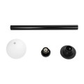 GLOBOSTAR® AGROS 61596 Φωτιστικό Κολωνάκι Κήπου με Ντουί 1 x E27 AC 220-240V Αδιάβροχο IP65 - Λευκό & Μάυρο - Μ20 x Π20 x Υ100cm GLOBOSTAR® AGROS 61596 Φωτιστικό Κολωνάκι Κήπου με Ντουί 1 x E27 AC 220-240V Αδιάβροχο IP65 - Λευκό & Μάυρο - Μ20 x Π20 x Υ100cm