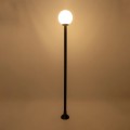 GLOBOSTAR® AGROS 61597 Φωτιστικό Κολωνάκι Κήπου με Ντουί 1 x E27 AC 220-240V Αδιάβροχο IP65 - Λευκό & Μάυρο - Μ30 x Π30 x Υ240cm GLOBOSTAR® AGROS 61597 Φωτιστικό Κολωνάκι Κήπου με Ντουί 1 x E27 AC 220-240V Αδιάβροχο IP65 - Λευκό & Μάυρο - Μ30 x Π30 x Υ240cm