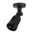 GLOBOSTAR® GRASEDO 61615 Φωτιστικό Σποτ για Λάμπα PAR38 με Ντουί 1 x E27 AC 220-240V Αδιάβροχο IP67 - Μαύρο Ματ - Μ9.5 x Π9.5 x Υ22cm