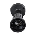 GLOBOSTAR® GRASEDO 61615 Φωτιστικό Σποτ για Λάμπα PAR38 με Ντουί 1 x E27 AC 220-240V Αδιάβροχο IP67 - Μαύρο Ματ - Μ9.5 x Π9.5 x Υ22cm