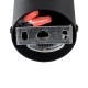 GLOBOSTAR® DUCT 61617 Φωτιστικό Downlight Σποτ με Ντουί 1 x GU10 90° AC 220-240V IP20 -  Μαύρο Ματ - Μ6 x Π6 x Υ15cm