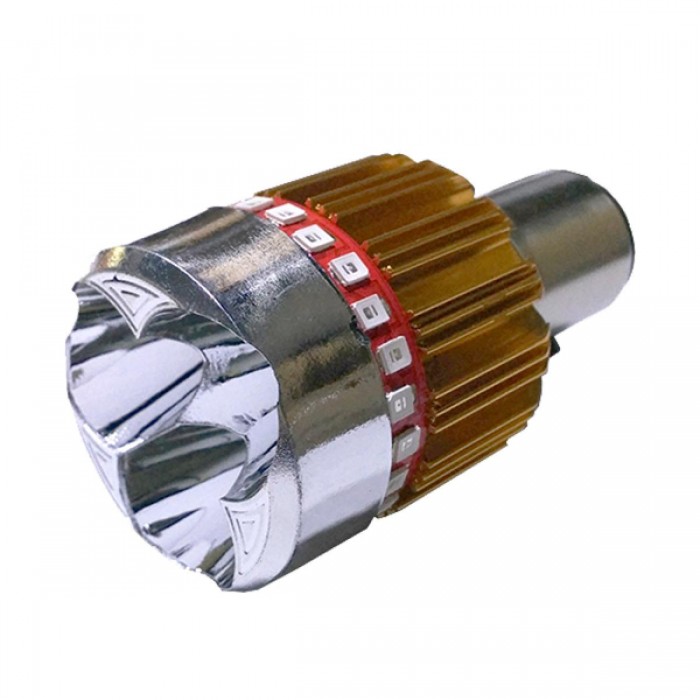 Λαμπτήρας LED Moto Βάση H6 15 Watt 6000k GloboStar 67789 Λαμπτήρας LED Moto Βάση H6 15 Watt 6000k GloboStar 67789